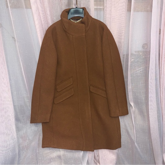 J.Crew Brown Trench Coat - Picture 3 of 5